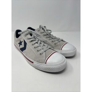 Converse Star 75 OX Player Low White Sneakers Shoes  Mens Size 10 119062